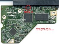2060-771702-001 WD Festplatte Elektronik Platine PCB