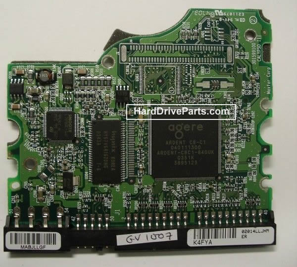 040111300 Maxtor Festplatte Elektronik Platine PCB - zum Schließen ins Bild klicken