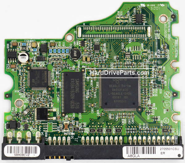 040121400 Maxtor Festplatte Elektronik Platine PCB - zum Schließen ins Bild klicken