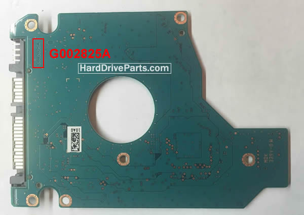 G002825A Toshiba Festplatte Elektronik Platine PCB - zum Schließen ins Bild klicken