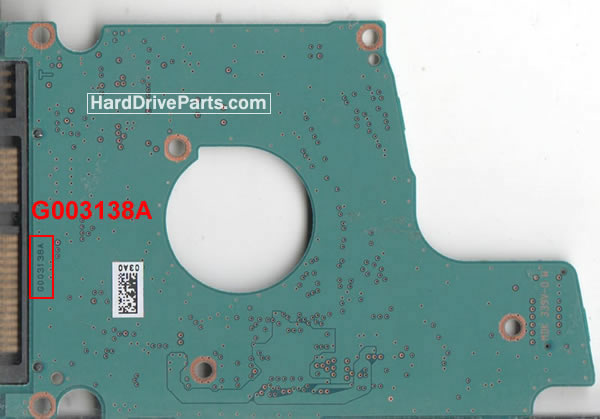 G003138A Toshiba Festplatte Elektronik Platine PCB - zum Schließen ins Bild klicken