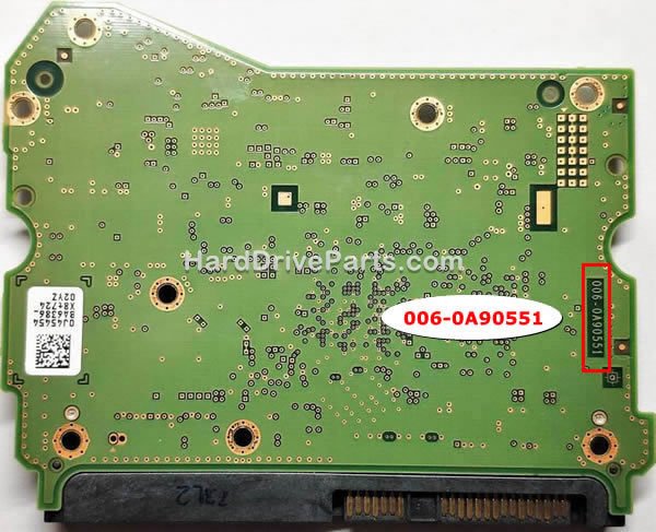006-0A90551 Platine Festplatte WD