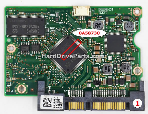 0A58730 Platine Festplatte Hitachi