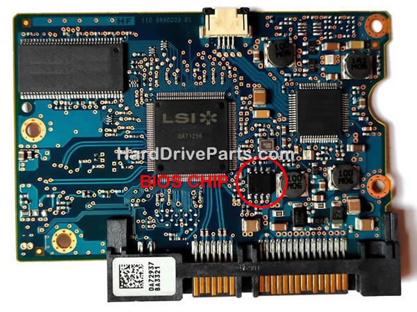 0A71256 Übertragen BIOS Platine Festplatte Hitachi