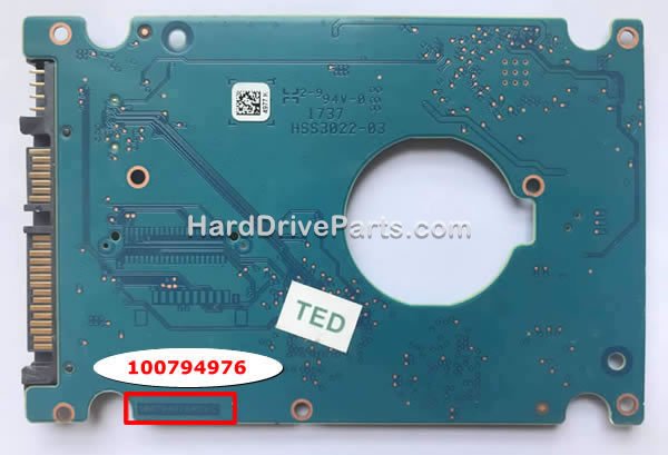 100794976 Platine Festplatte Seagate