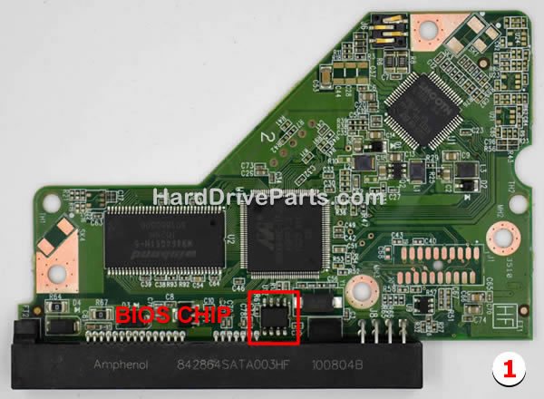2060-771590-001 Übertragen BIOS Platine Festplatte WD