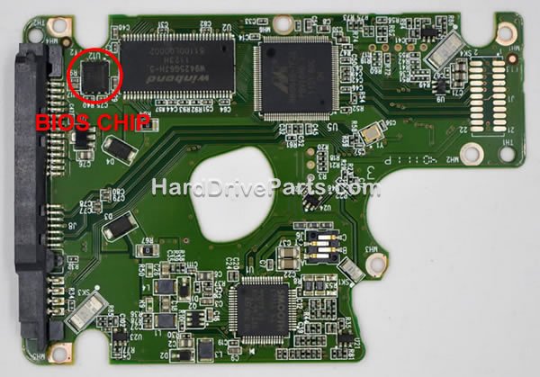 2060-771696-004 Übertragen BIOS Platine Festplatte WD