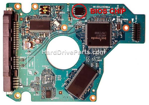 G002706A Übertragen BIOS Platine Festplatte Toshiba