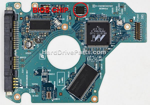 G002825A Übertragen BIOS Platine Festplatte Toshiba