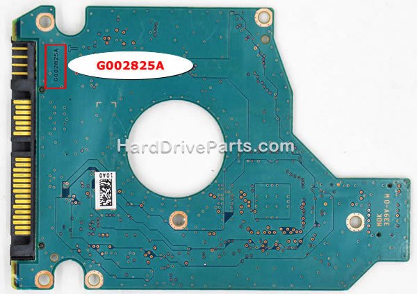 G002825A Platine Festplatte Toshiba