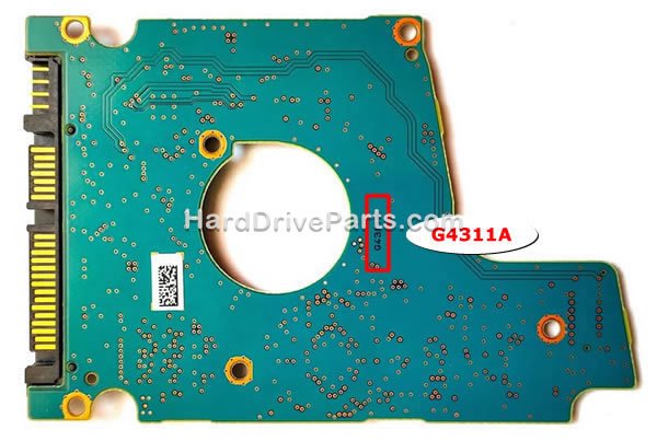G4311A Platine Festplatte Toshiba
