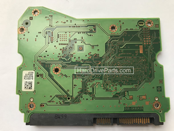 HUH728080ALE604 Western Digital Festplatte Ersatzteile Elektronik 006-0A90439