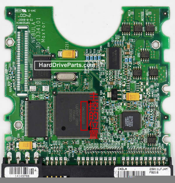 040103500 Maxtor Festplatte Elektronik Platine PCB