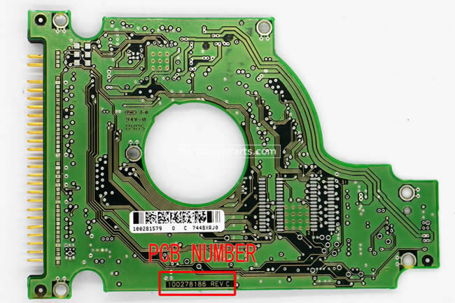 100278186 Seagate Festplatte Elektronik Platine PCB