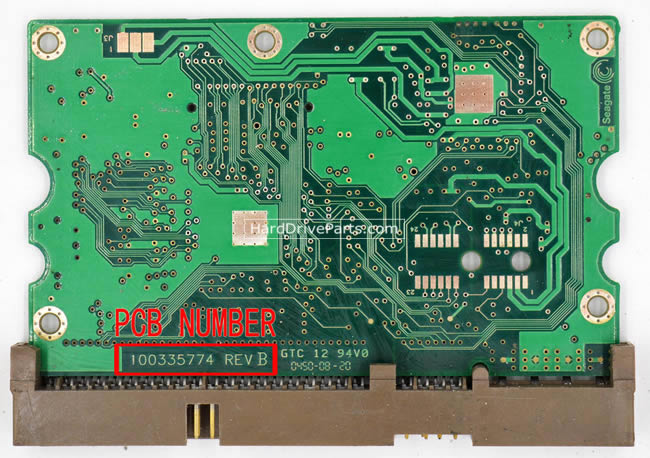 100328754 Seagate Festplatte Elektronik Platine PCB