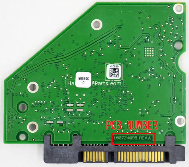 100724095 Seagate Festplatte Elektronik Platine PCB