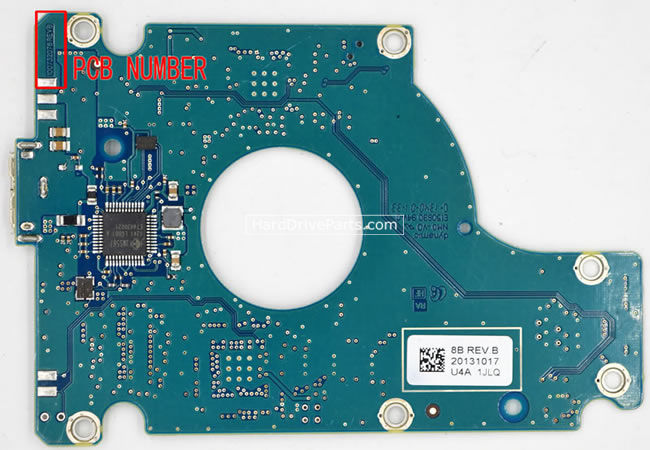 100732076 Samsung Festplatte Elektronik Platine PCB