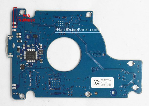 100740633 festplatte elektronik platine Seagate