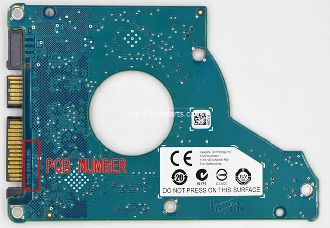 ST500LX012 Seagate Festplatte Platine 100741095