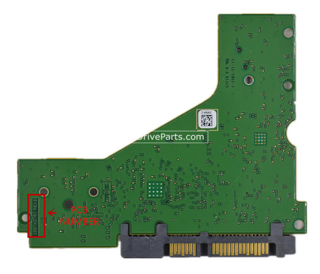 100743767 Seagate Festplatte Elektronik Platine PCB