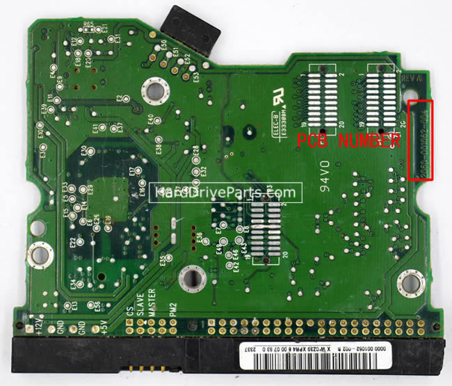 2060-001062-004 WD Festplatte Elektronik Platine PCB