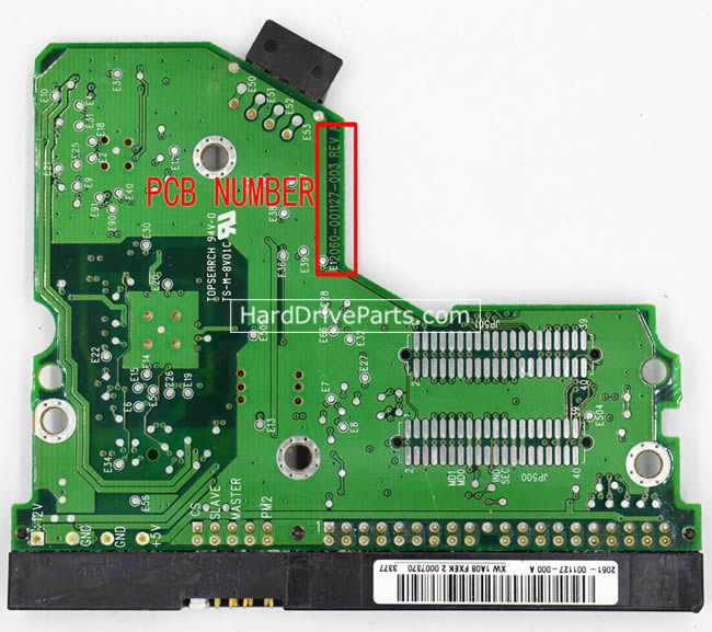 Western Digital WD80EB Festplatte Platine 2060-001127-003