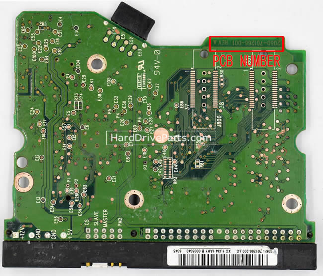 2060-701266-001 WD Festplatte Elektronik Platine PCB