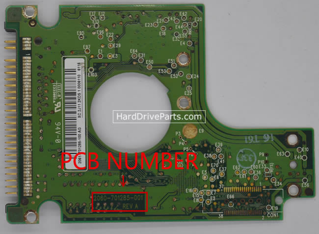 2060-701285-001 WD Festplatte Elektronik Platine PCB