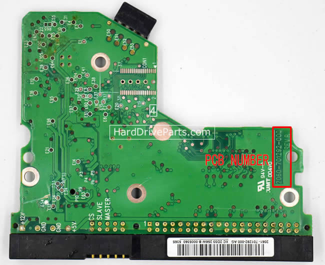 2060-701292-000 WD Festplatte Elektronik Platine PCB