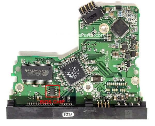 2060-701335-005 festplatte elektronik platine WD