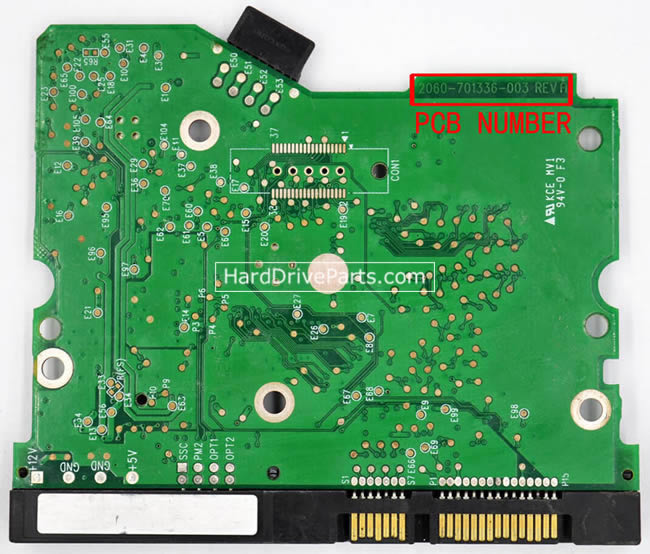 2060-701336-003 WD Festplatte Elektronik Platine PCB