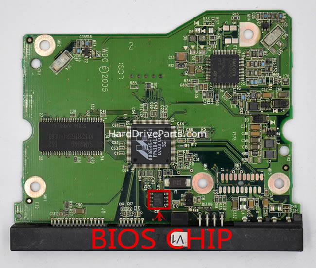 2060-701383-001 WD Festplatte Elektronik Platine PCB