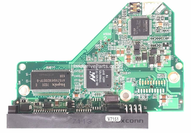 2060-701444-003 WD Festplatte Elektronik Platine PCB