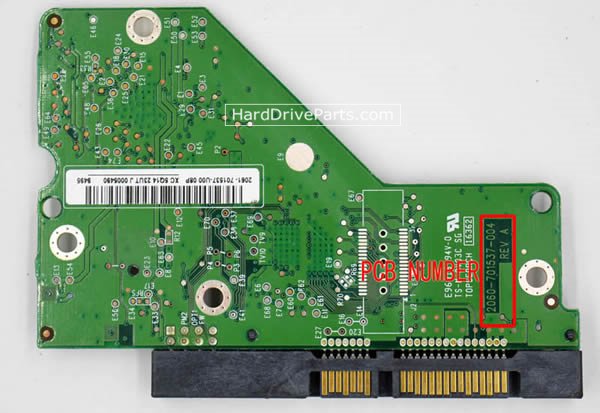 2060-701537-004 festplatte elektronik platine WD