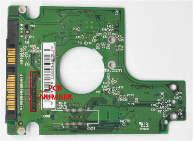 WD3200BEKT WD Festplatte Platine 2060-701574-001