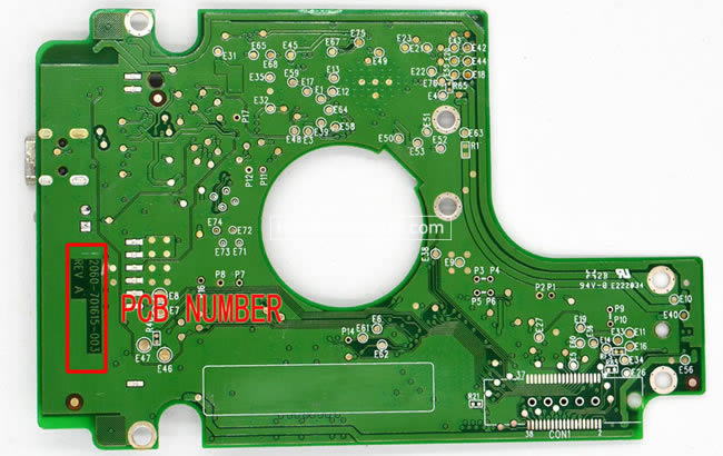 2060-701615-003 WD Festplatte Elektronik Platine PCB