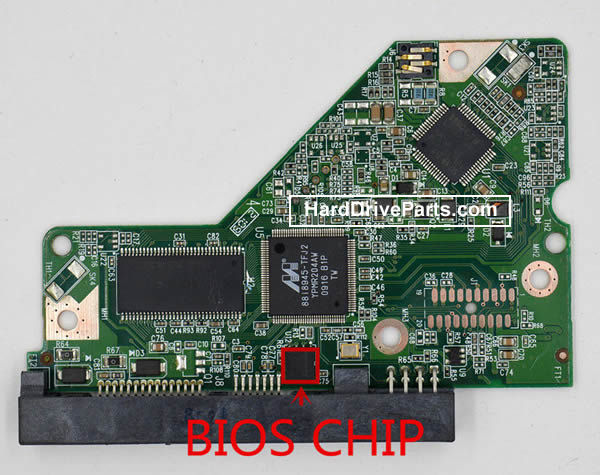 2060-701640-005 WD Festplatte Elektronik Platine PCB - zum Schließen ins Bild klicken
