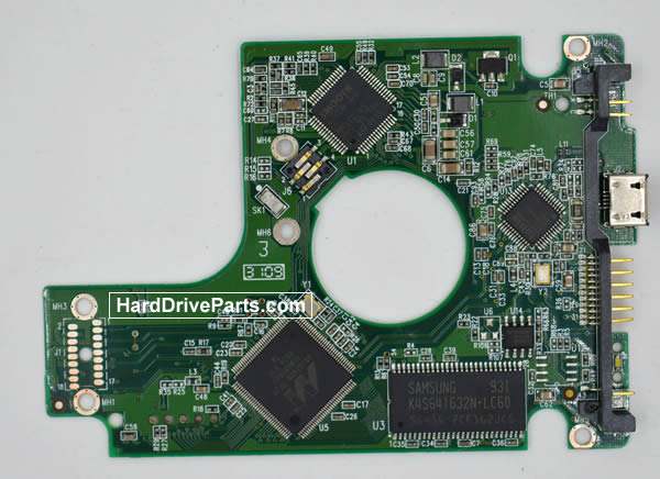 2060-701650-000 WD Festplatte Elektronik Platine PCB - zum Schließen ins Bild klicken