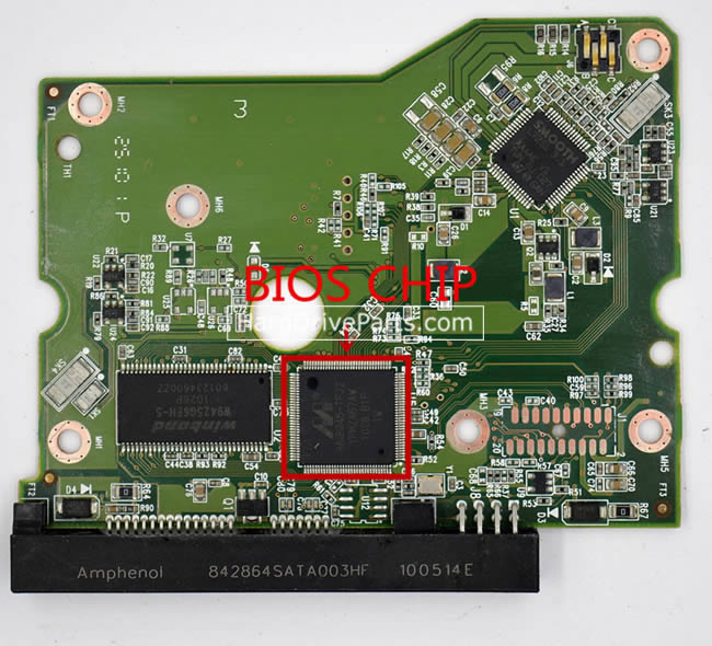 2060-771642-001 WD Festplatte Elektronik Platine PCB