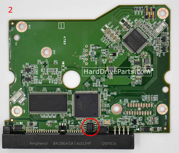 WD20EVDS WD PCB Circuit Board 2060-771642-001 
