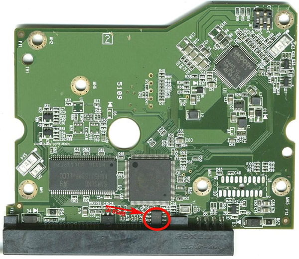 2060-771642-003 WD Festplatte Elektronik Platine PCB