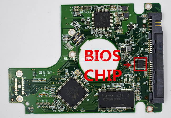 2060-771672-004 WD Festplatte Elektronik Platine PCB