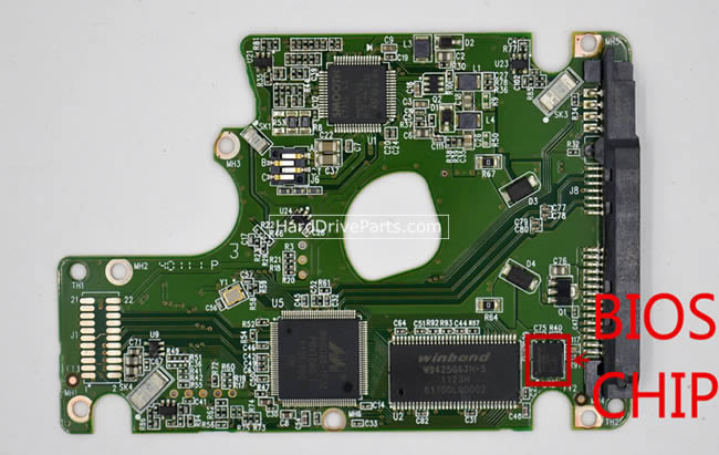 2060-771696-004 WD Festplatte Elektronik Platine PCB