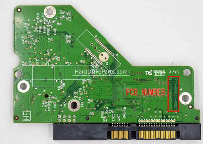 2060-771698-002 WD Festplatte Elektronik Platine PCB