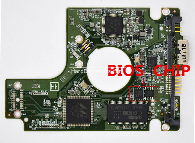 2060-771761-001 WD Festplatte Elektronik Platine PCB