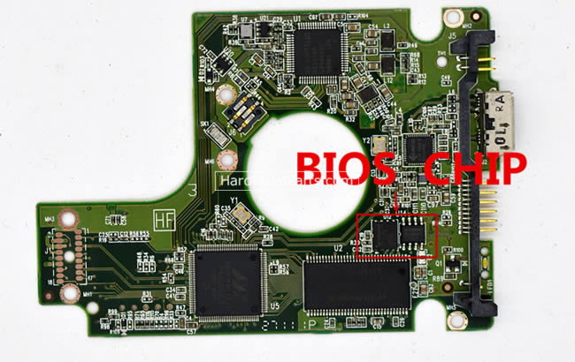 2060-771814-001 WD Festplatte Elektronik Platine PCB