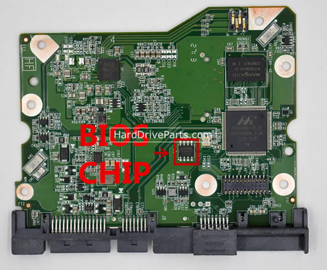 2060-771822-002 WD Festplatte Elektronik Platine PCB