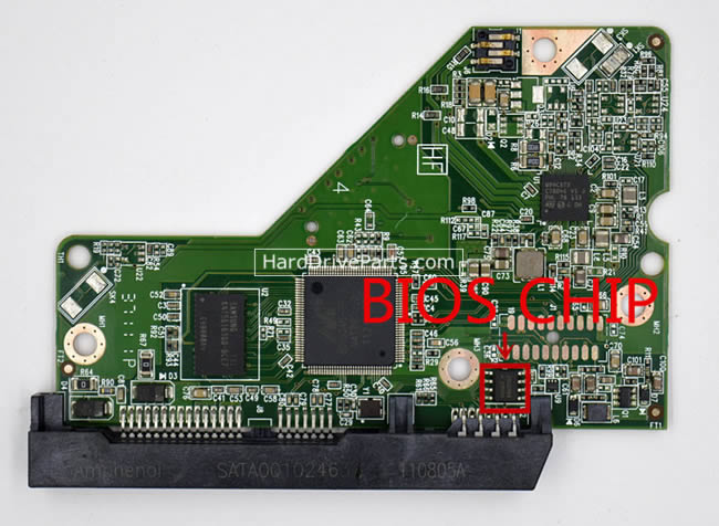 2060-771824-001 WD Festplatte Elektronik Platine PCB