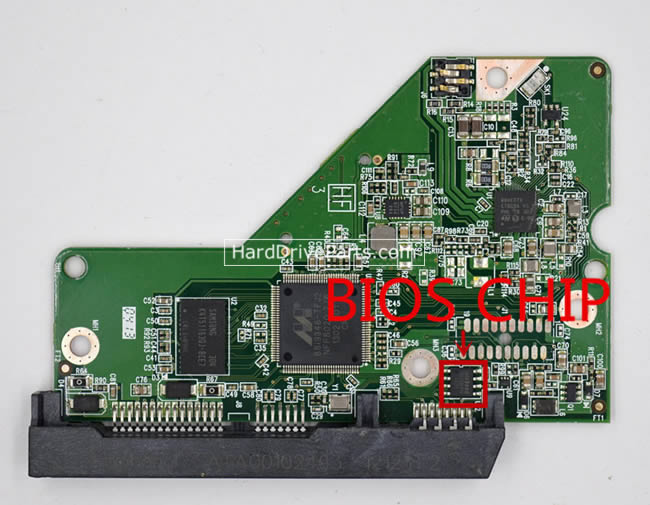 2060-771824-003 WD Festplatte Elektronik Platine PCB