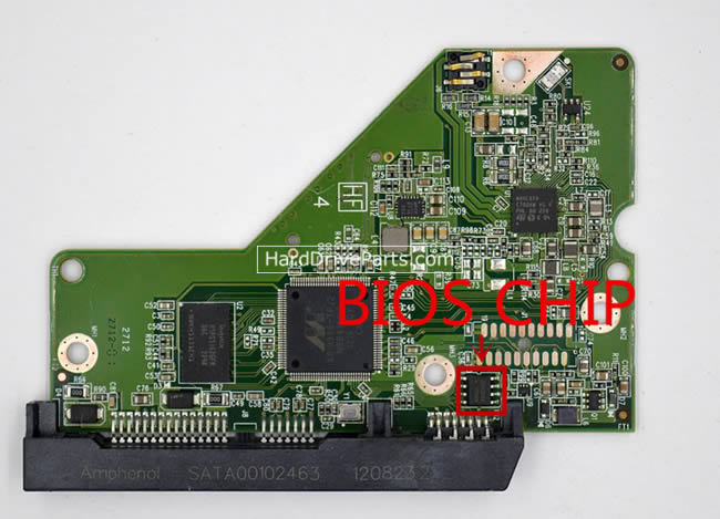 2060-771824-006 WD Festplatte Elektronik Platine PCB